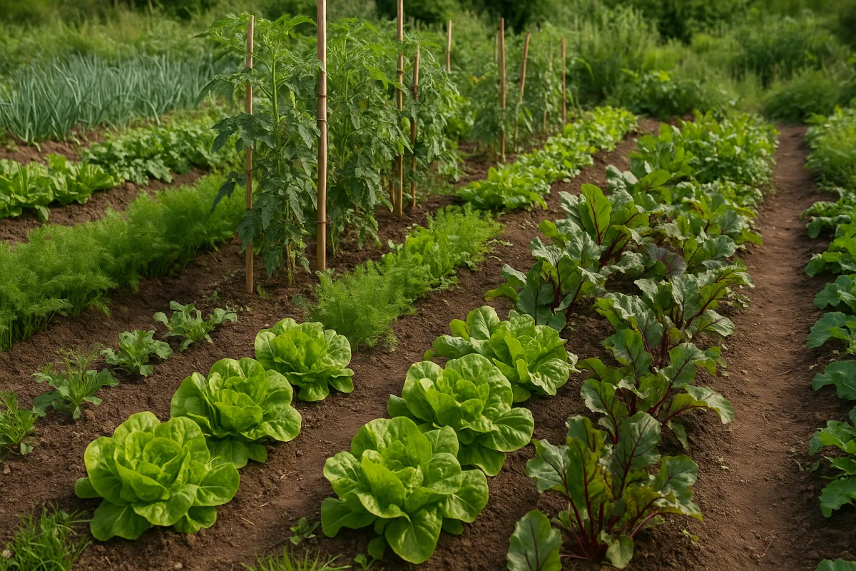 Orto sinergico: come realizzarne uno per avere ortaggi sani senza fertilizzanti chimici