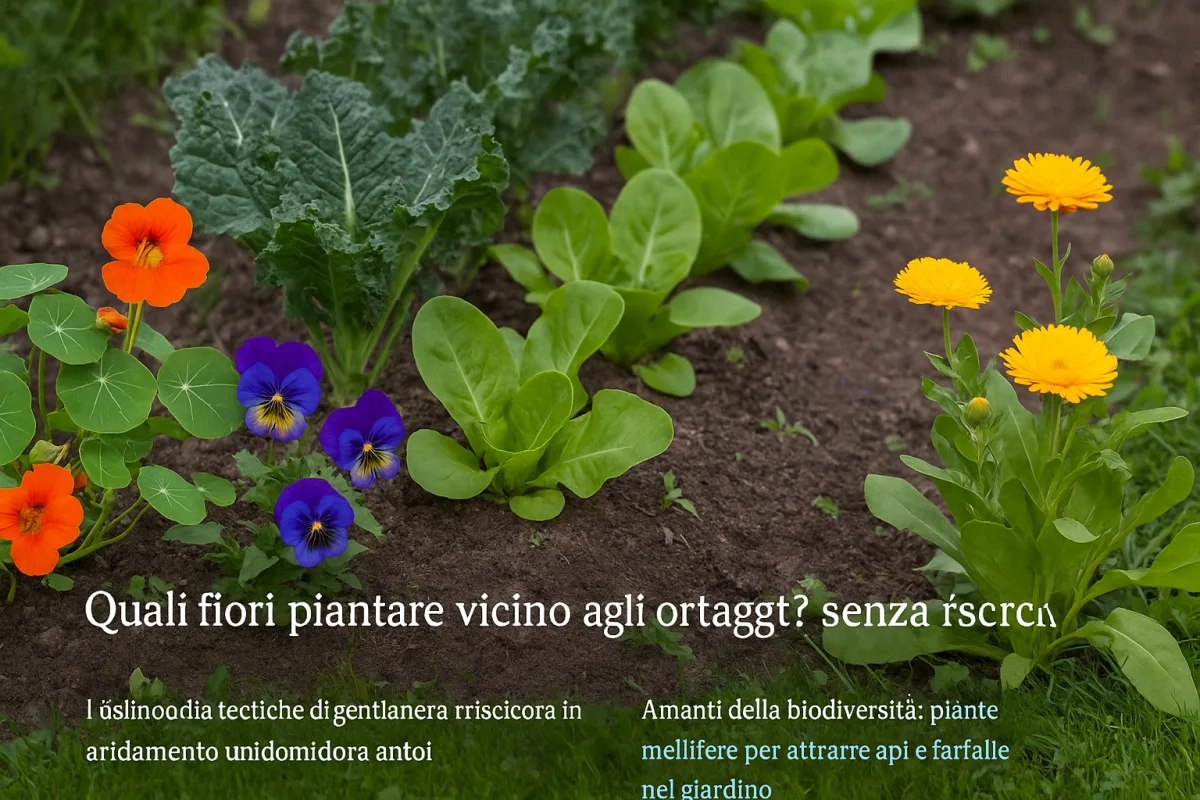 Fiori eduli nell'orto: quali usare vicino agli ortaggi senza rischi