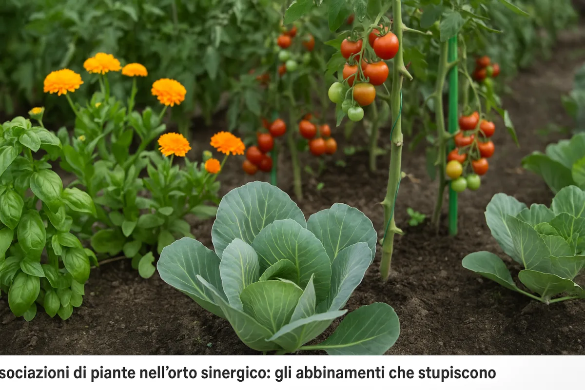 Associazioni di piante nell'orto sinergico: gli abbinamenti che stupiscono