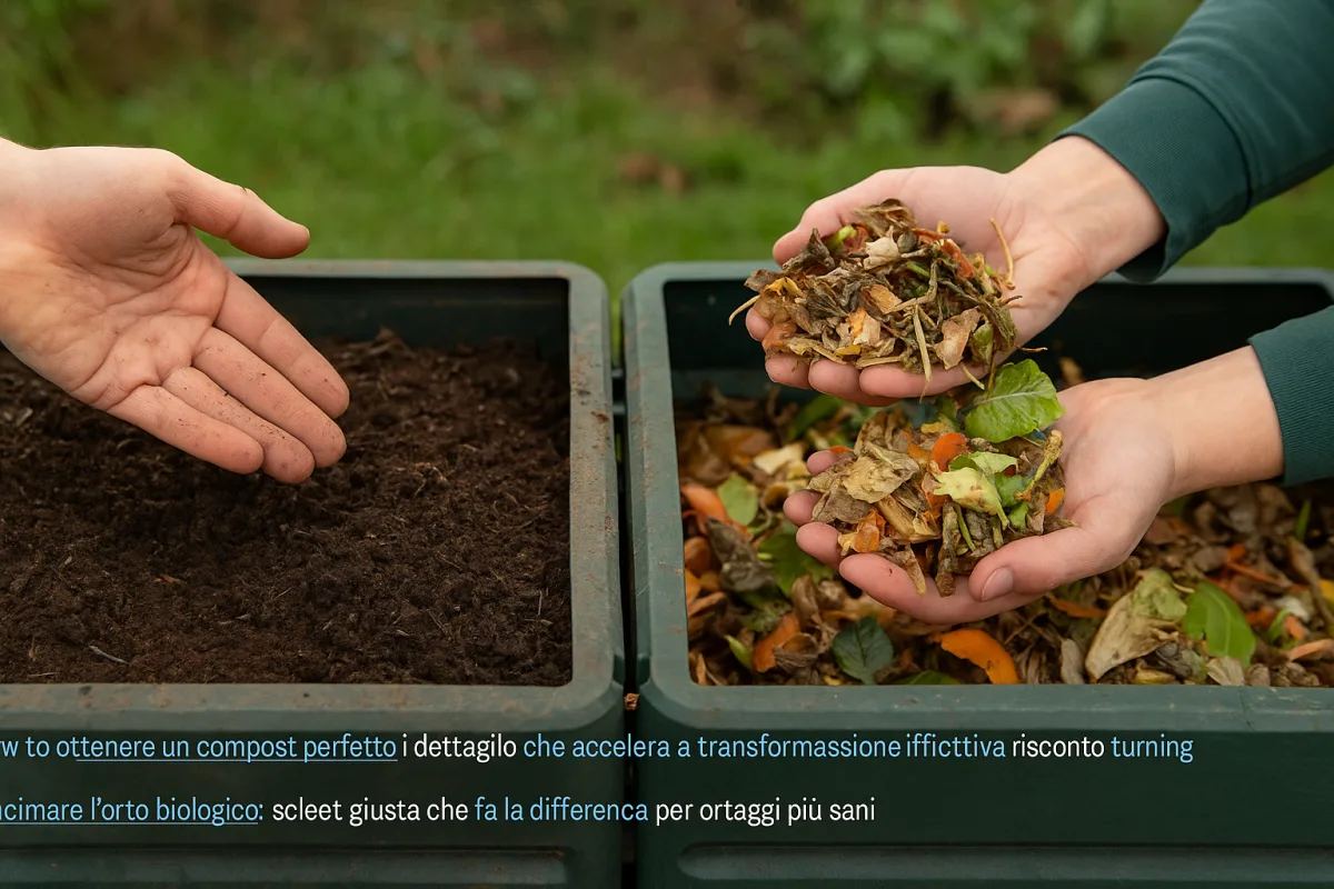 Compost pronto o ancora acerbo: i segnali visivi che risolvono il dubbio