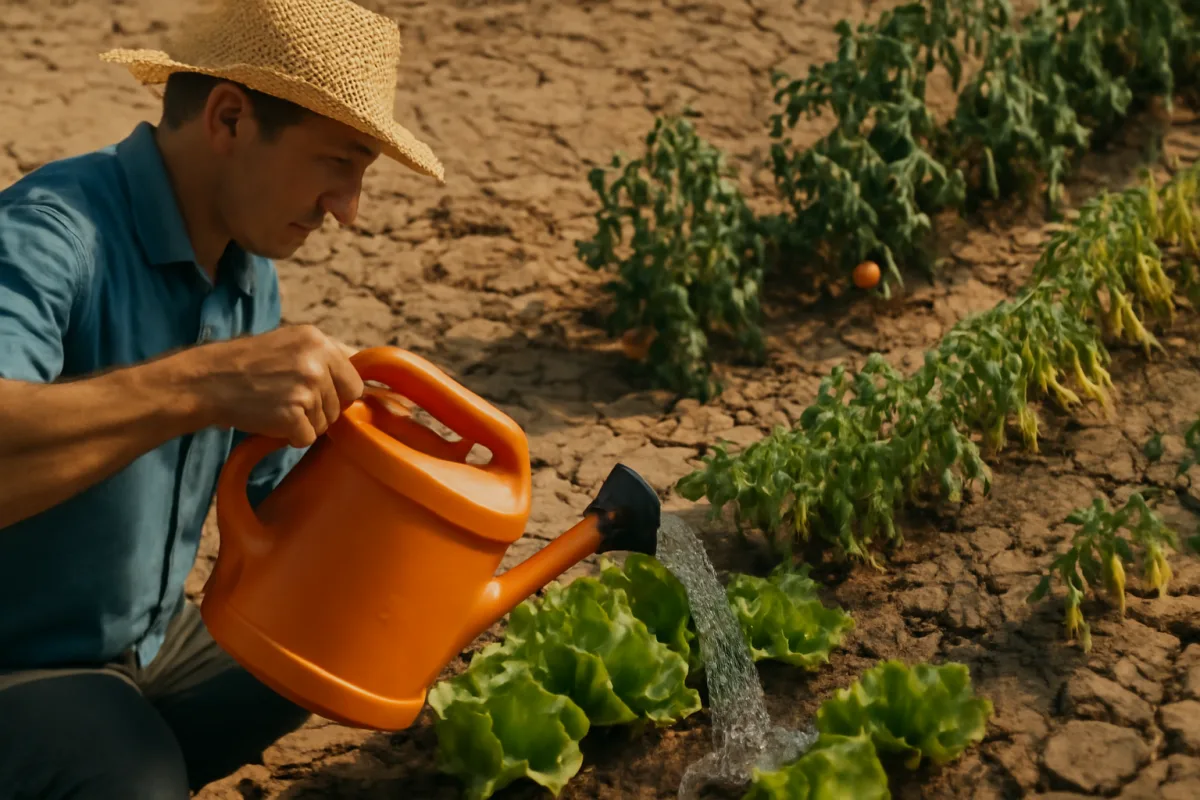 Orto in siccità: come mantenere produttive le colture quando l'acqua scarseggia