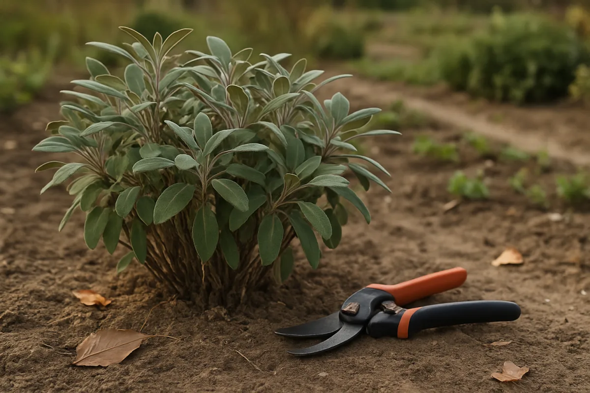 La salvia va potato prima del freddo: ecco come farlo senza sbagliare